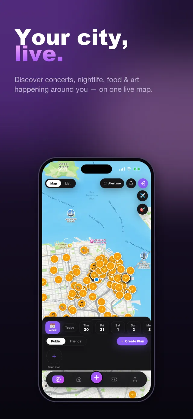 Modality discovery map
